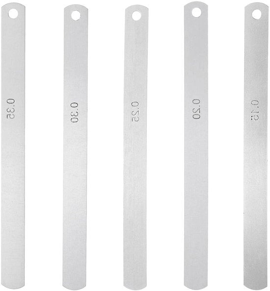 Set di Spatole Metriche - Diametro 0.15-0.35 mm - Acciaio Inox - Misura con Precisione