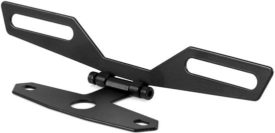 Sostegno di targa posteriore con luce di stop - Opvouglabile - Materiali di alta qualità - Duraturo - Facile da installare - Adatto per motocicletta/ATV