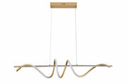 Lampada sospesa decorativa Serpent serpente oro LED 34W Reality