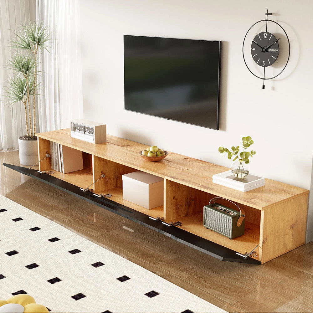 Mobile TV moderno - Xylo - 180cm superficie lucida LED RGB