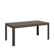 Tavolo allungabile 90x180/284 cm Linea telaio Antracite - Noce