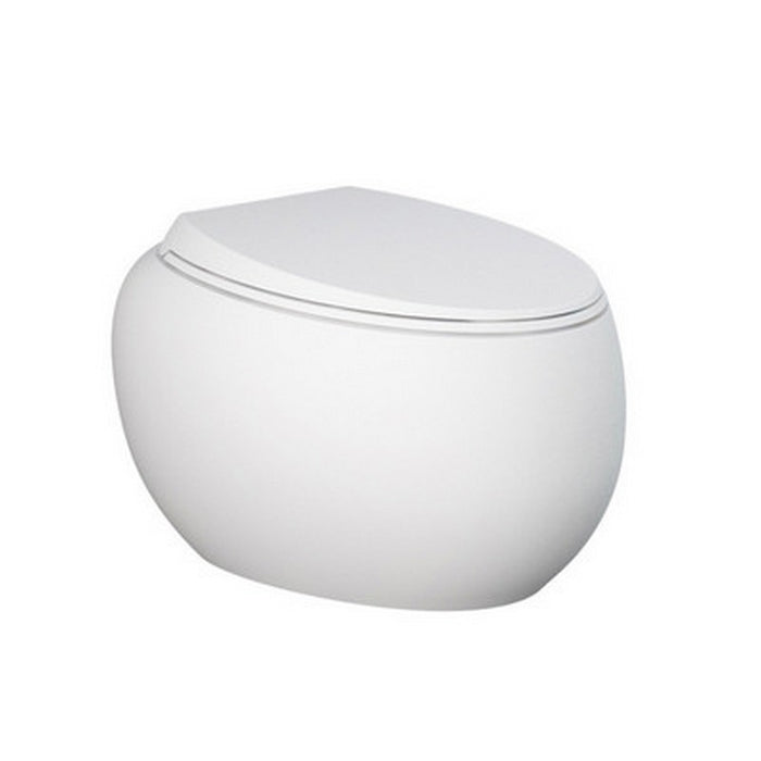 Vaso sospeso cloud rimless bianco opaco