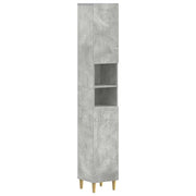 Armadio da Bagno con Ripiano Aperto ARNHEM Grigio Cemento 896598