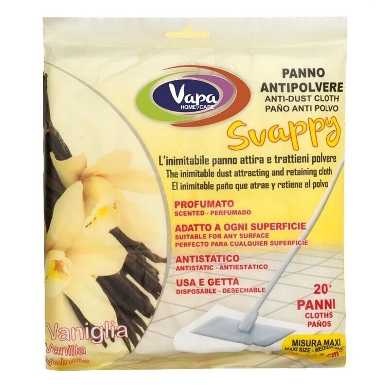 SVAPPY PANNI CATTURA POLVERE VANIGLIA 20 PZ