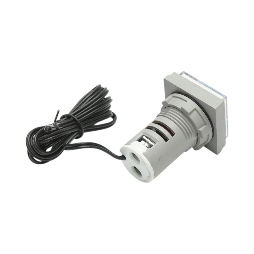 Indicatore digitale di temperatura con sonda LED bianca 220V/380V AC Ø 22mm Breckner Germany