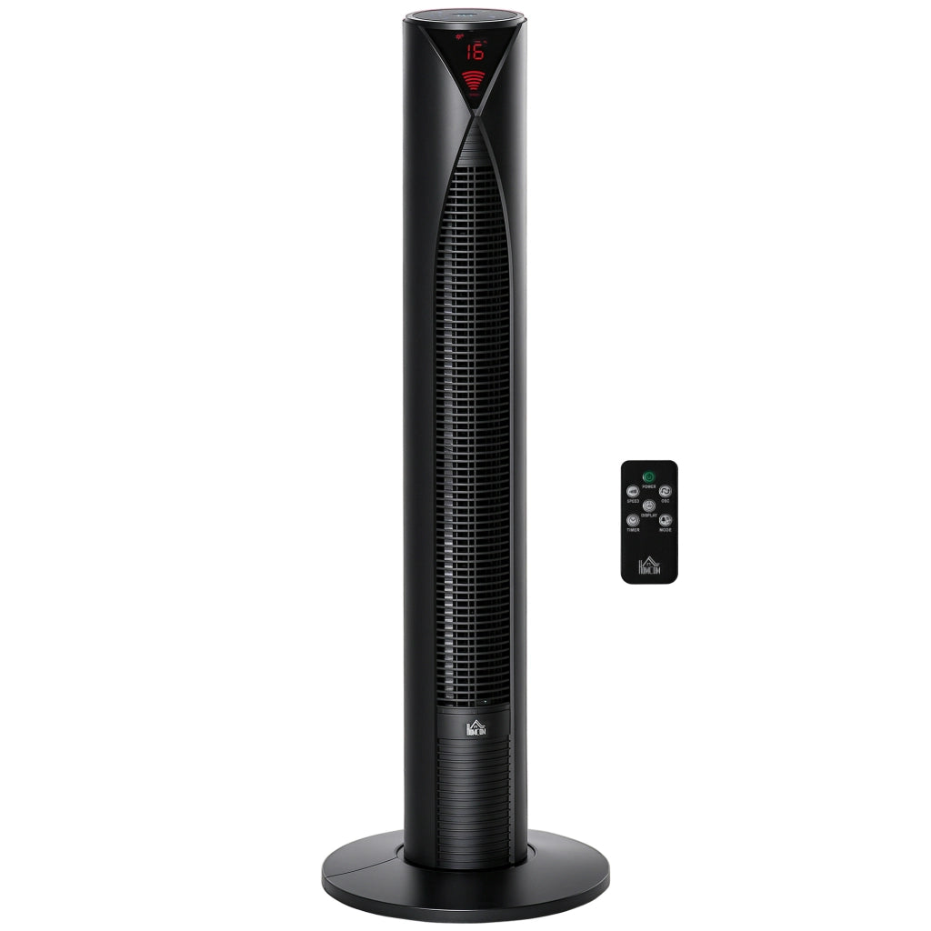 Ventilatore a colonna silenzioso ¨C zephmum ¨C nero 31.5x31.5x96 cm