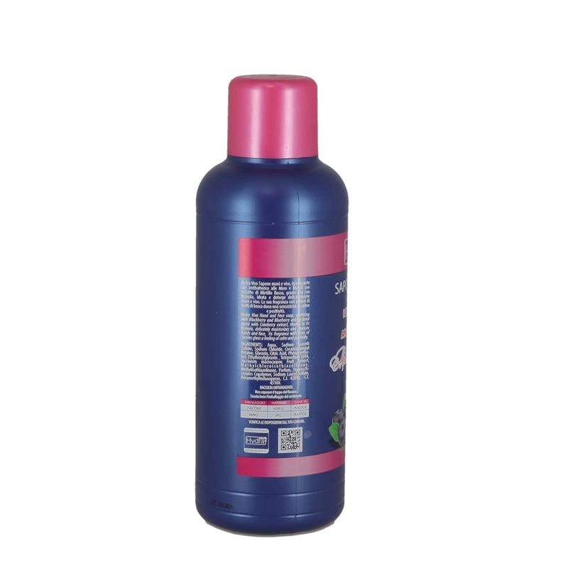 HYDRA VIVA SAPONE LIQUIDO ANTIBATTERICO RICARICA DA 1 LT CON MORE & MIRTILLI