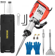 Brikettatore Elettrico 3800 W Potenza Mallorette 1800 Giri/min Mallorette a Alta Velocità Frantumatore di Cemento con Forza 40,7 cm Lame Piatta e Punta 45 Joule