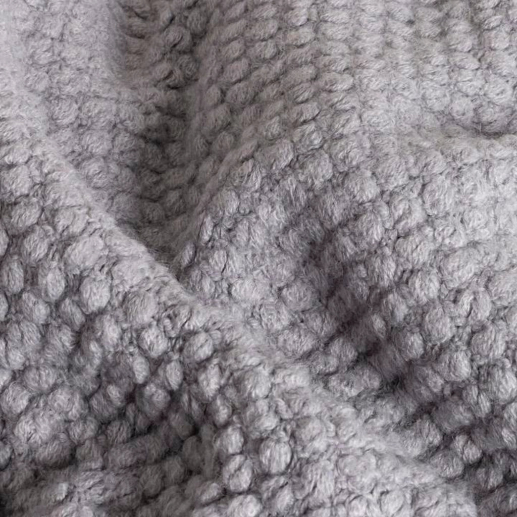 Coperta a quadri grigio chiaro 130x170cm DENARLA