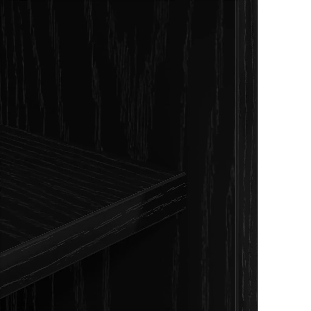 Supporto per Acquario 60,5x36x72,5cm Multistrato Rovere Nero 862157