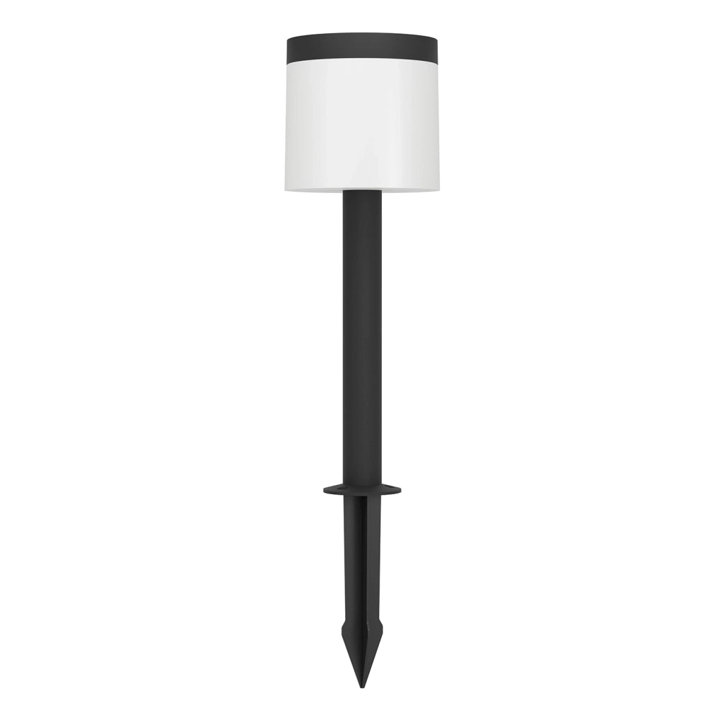 Luce Solare Picchetto Esterno Moderna Pantete Policarbonato Nero E Bianco Led