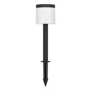Luce Solare Picchetto Esterno Moderna Pantete Policarbonato Nero E Bianco Led