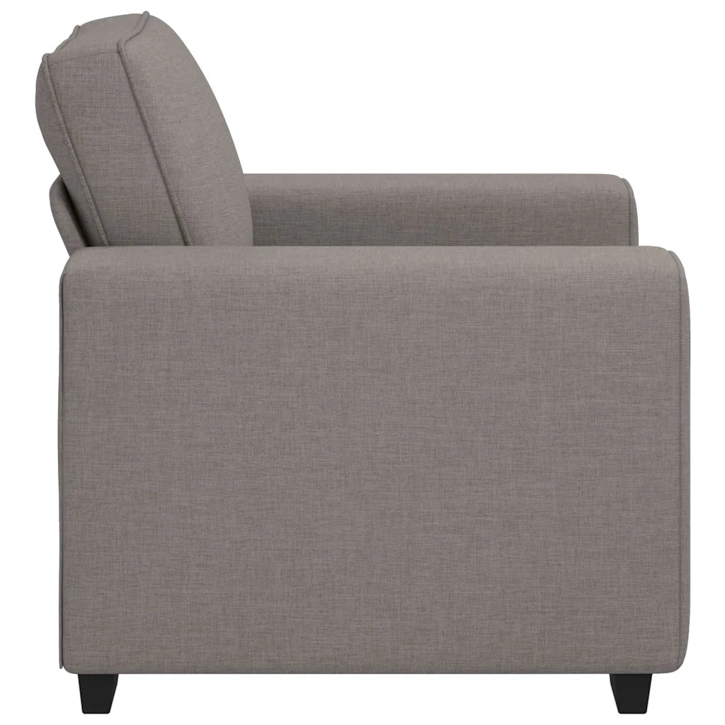 Divano Sedia-Poltrona Tortora 100x77x82 cm in Tessuto