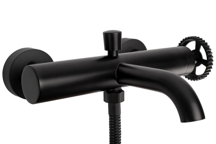 Rubinetto Vasca Rea Vertigo Black Mat