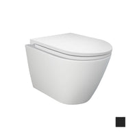 Vaso sospeso feeling rimless nero opaco