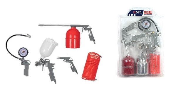 KIT ACCESSORI X COMPRESSORE 5PZ. EXCEL SEMI-PROF ATTACCO ITA