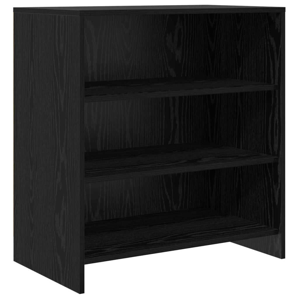 Credenza | Madia | Buffet da pranzo | Armadio da pranzo Nero 70 x 41 x 75 cm Legno multistrato