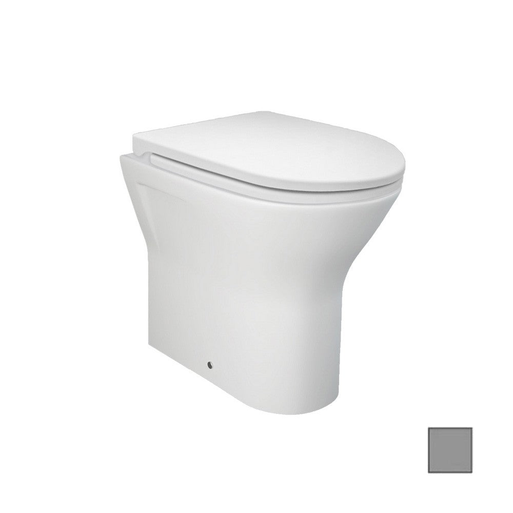 Vaso filo muro feeling rimless grigio opaco