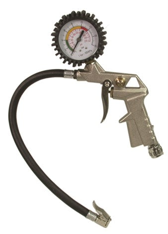 PISTOLA GONFIAGGIO EXCEL C/MANOMETRO ATTACCO ITALIA BLS