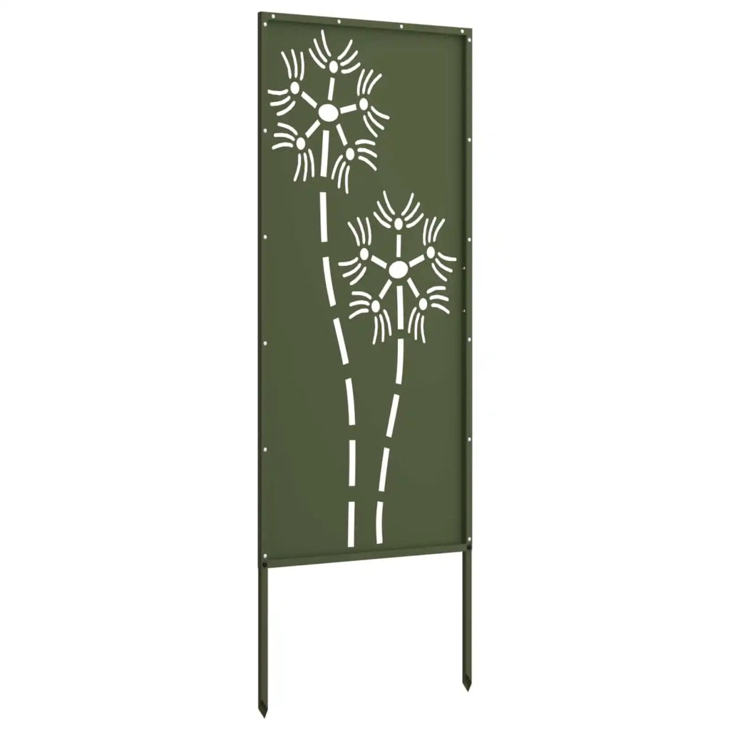 Schermo per privacy in giardino Oliver verde 50 x 140 cm 876283
