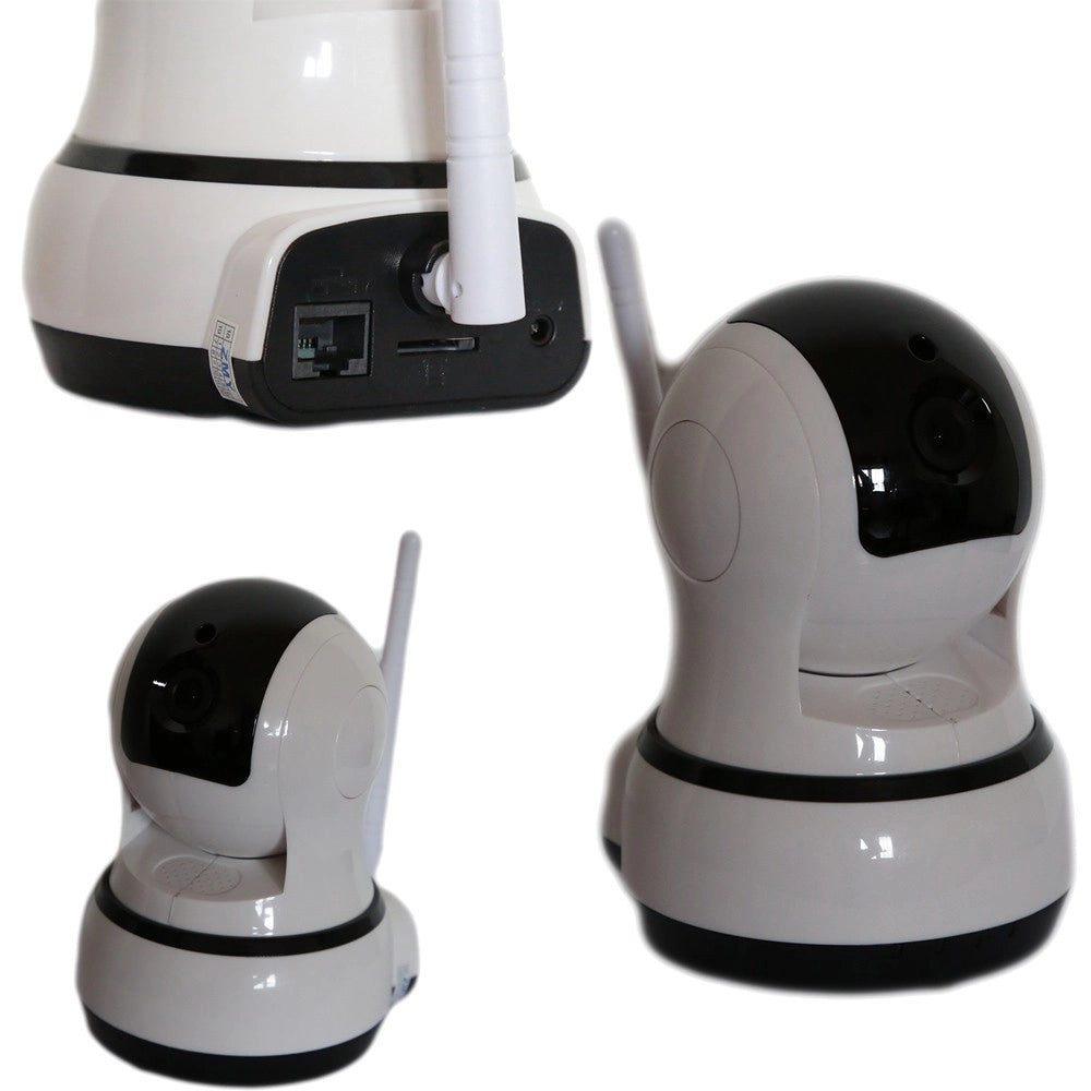 Trade Shop - Telecamera Ip Motorizzata Wireless Led Ir Hd 720p Wifi Rete Lan Onvif -