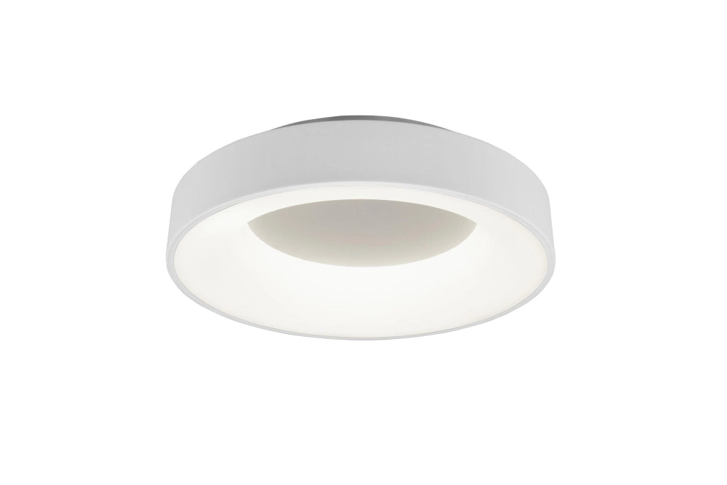 Plafoniera da Interno a Led in Metallo Bianco Opaco