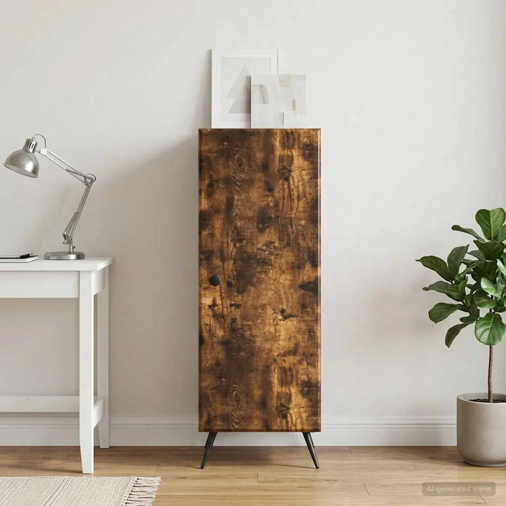 Credenza Rovere Fumo 33 x 34,5 x 90 cm Legno ingegnerizzato 895520