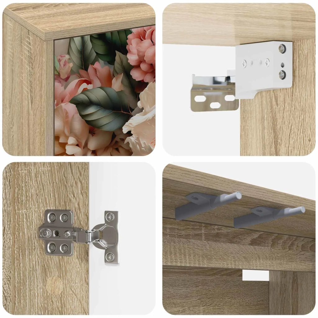 Mobile TV da Parete BORNE 69 x 33 x 40 cm Rovere Sonoma 8007123