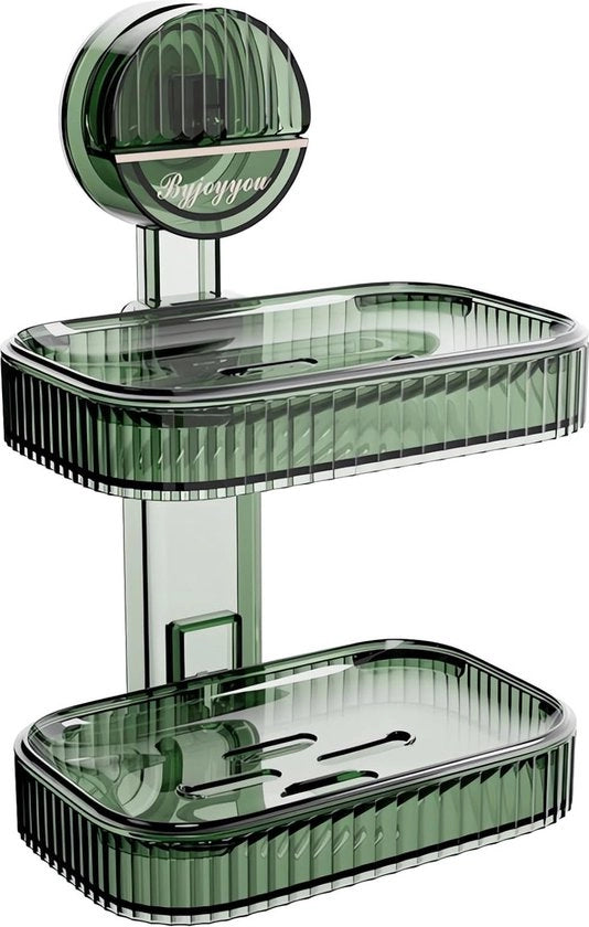 Sacchetto di sapone con scarico, contenitore di sapone, sacchetto di sapone, contenitore di sapone senza perforazione, contenitore di sapone per doccia, sacchetto di sapone per parete, rimovibile, per bagno, cucina, vasca da bagno, lavabo (verde)