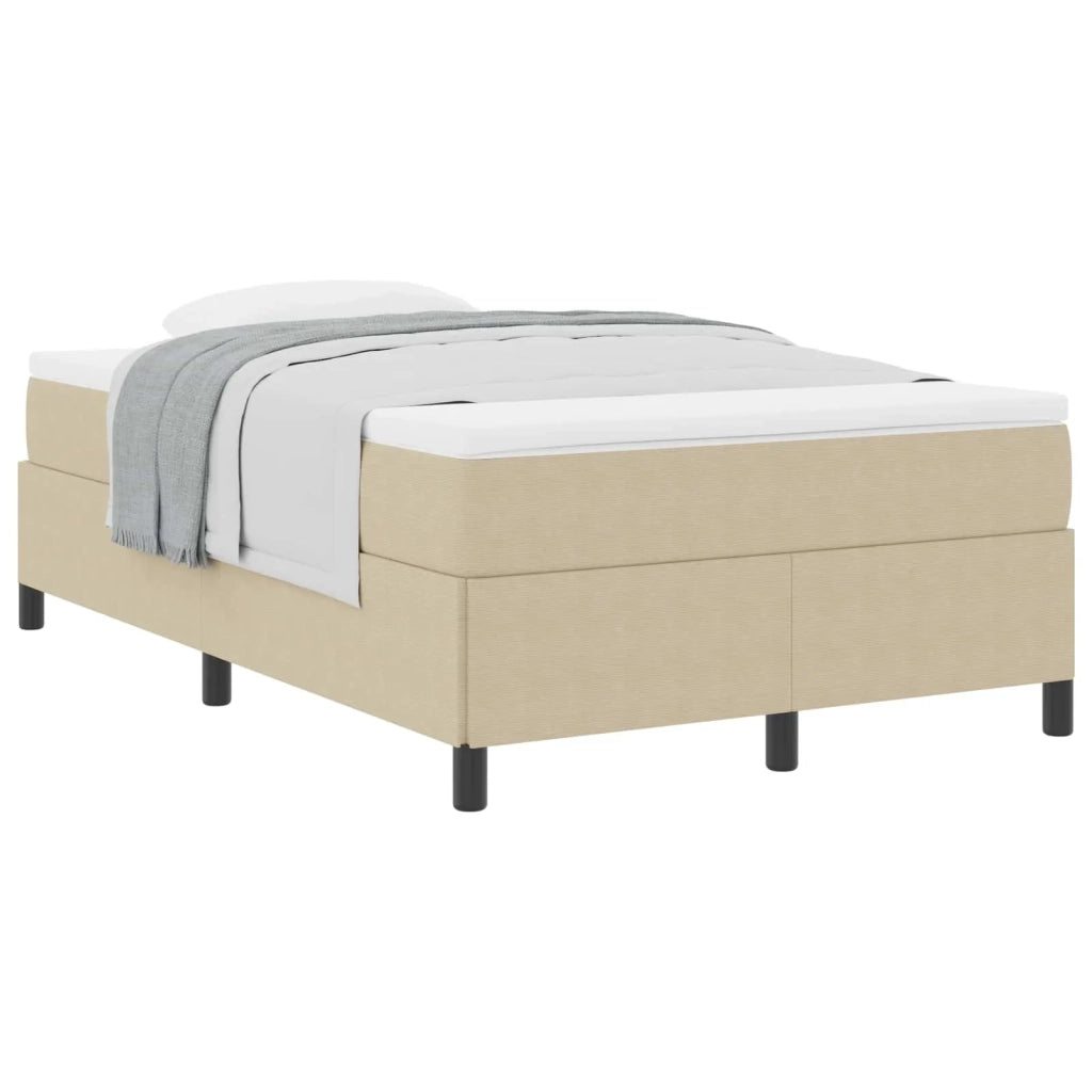 Letto a molle Grigio Verde 120 x 190 cm Tessuto in Cords 42006961