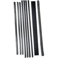 Zanzariera per Porte Nera con Chiusura Magnetica e Cerniere 100 x 215 cm Robusta