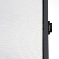 Zanzariera per Porte Nera con Chiusura Magnetica e Cerniere 100 x 215 cm Robusta