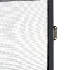 Zanzariera per Porte Nera con Chiusura Magnetica e Cerniere 100 x 215 cm Robusta