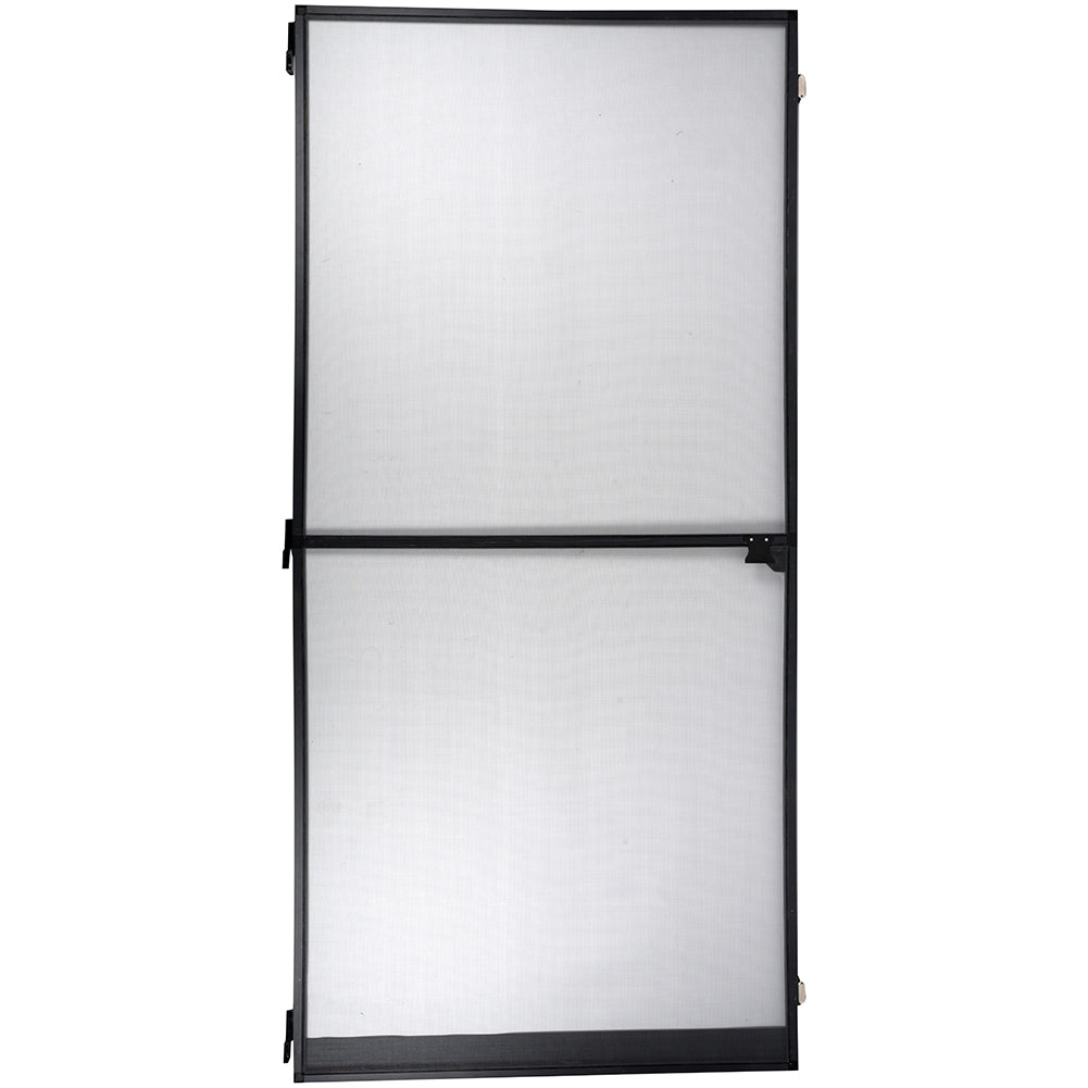 Zanzariera per Porte Nera con Chiusura Magnetica e Cerniere 100 x 215 cm Robusta