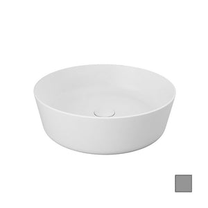 Lavabo da appoggio feeling tondo grigio opaco