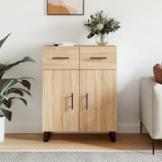 Credenza-Buffet-Armadio da cucina Rovere Sonoma 69,5x34x90 cm in Legno Multistrato 465227