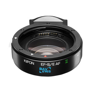 Kipon Adattatore AF Baveyes compatibile con Canon compatibile con EF-Sony E x0,7 con supporto