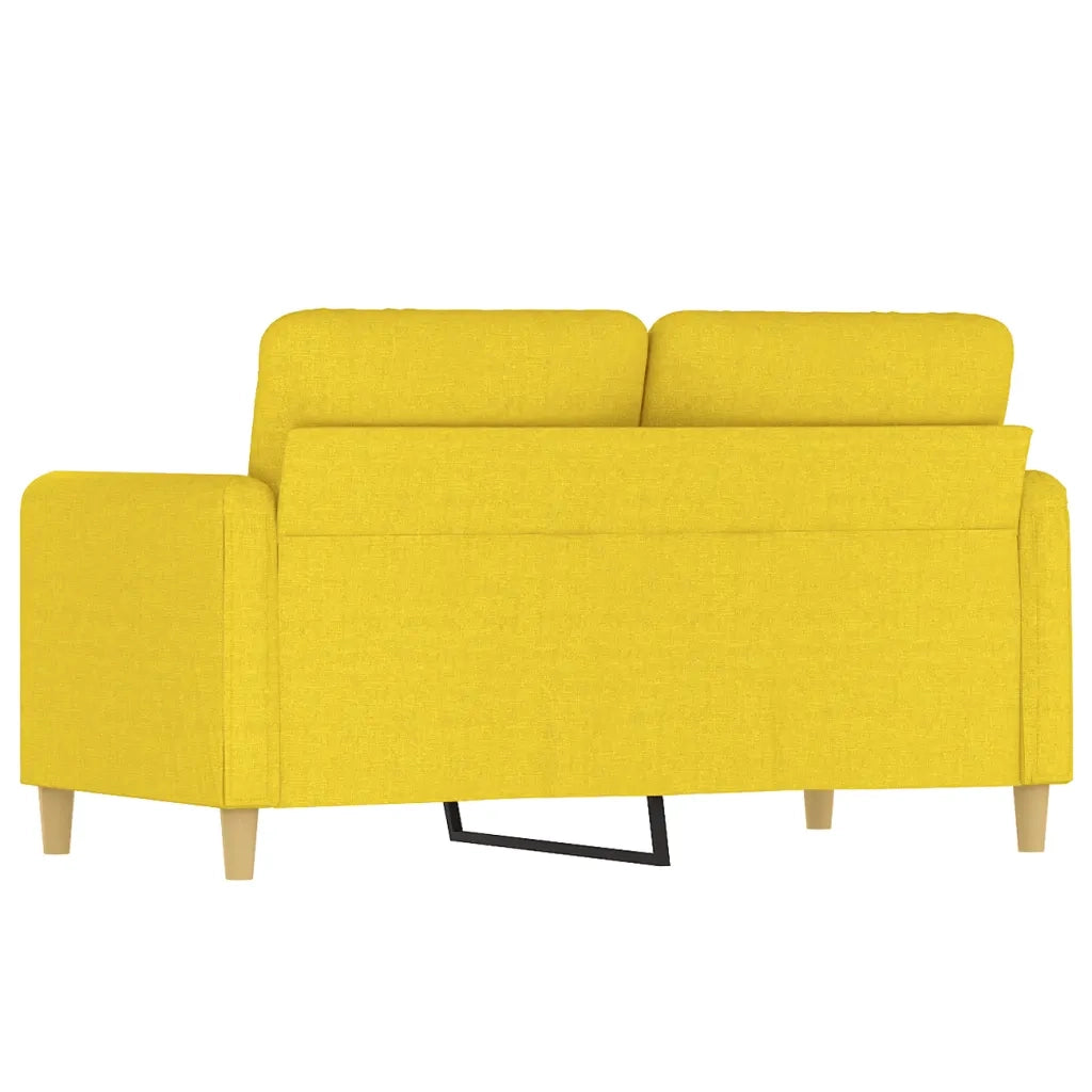 Divano a 2 Posti-Sofa 2 Posti Giallo Chiaro 120 cm in Tessuto 745170