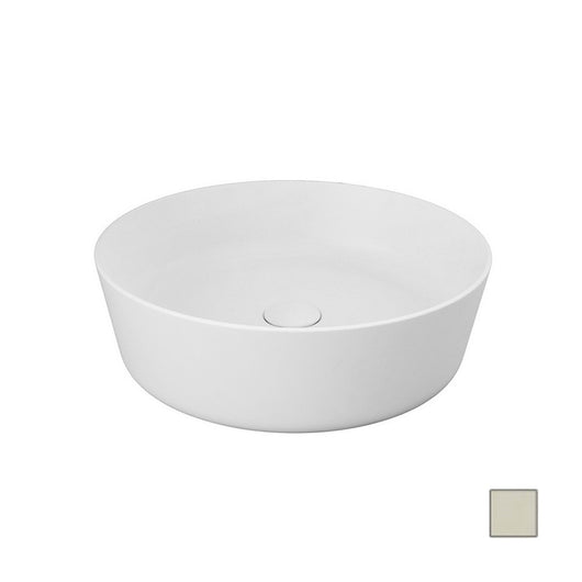 Lavabo da appoggio feeling tondo beige opaco