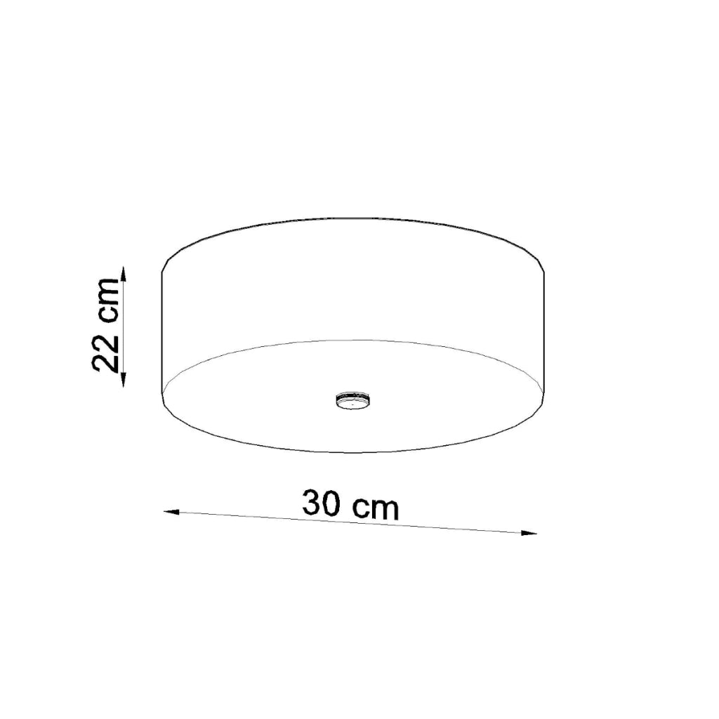 Lampada a soffitto SKALA 30 bianco