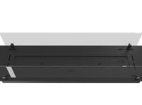 Bruciatore a Bioetanolo da Incasso 100x32x15 cm Insert Slim 1000 Nero con Vetro