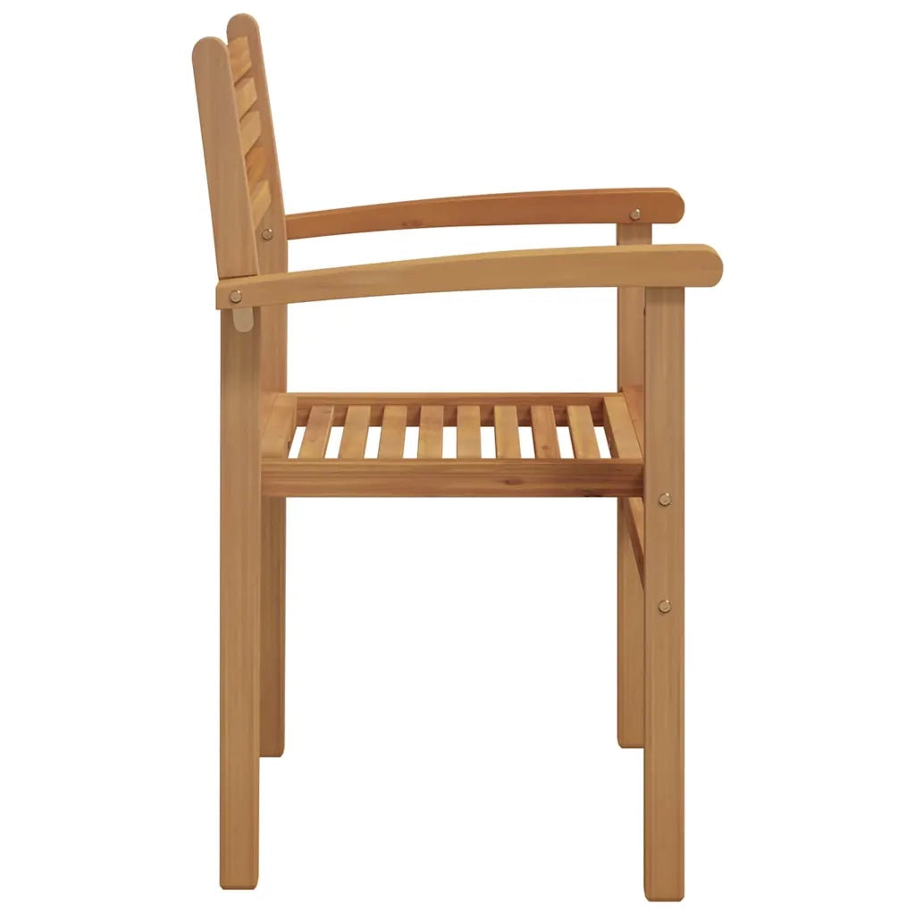 Sedia 2 pz | Sedie da Esterno Marrone 56 x 55 x 90.5 cm Legno di teak solido