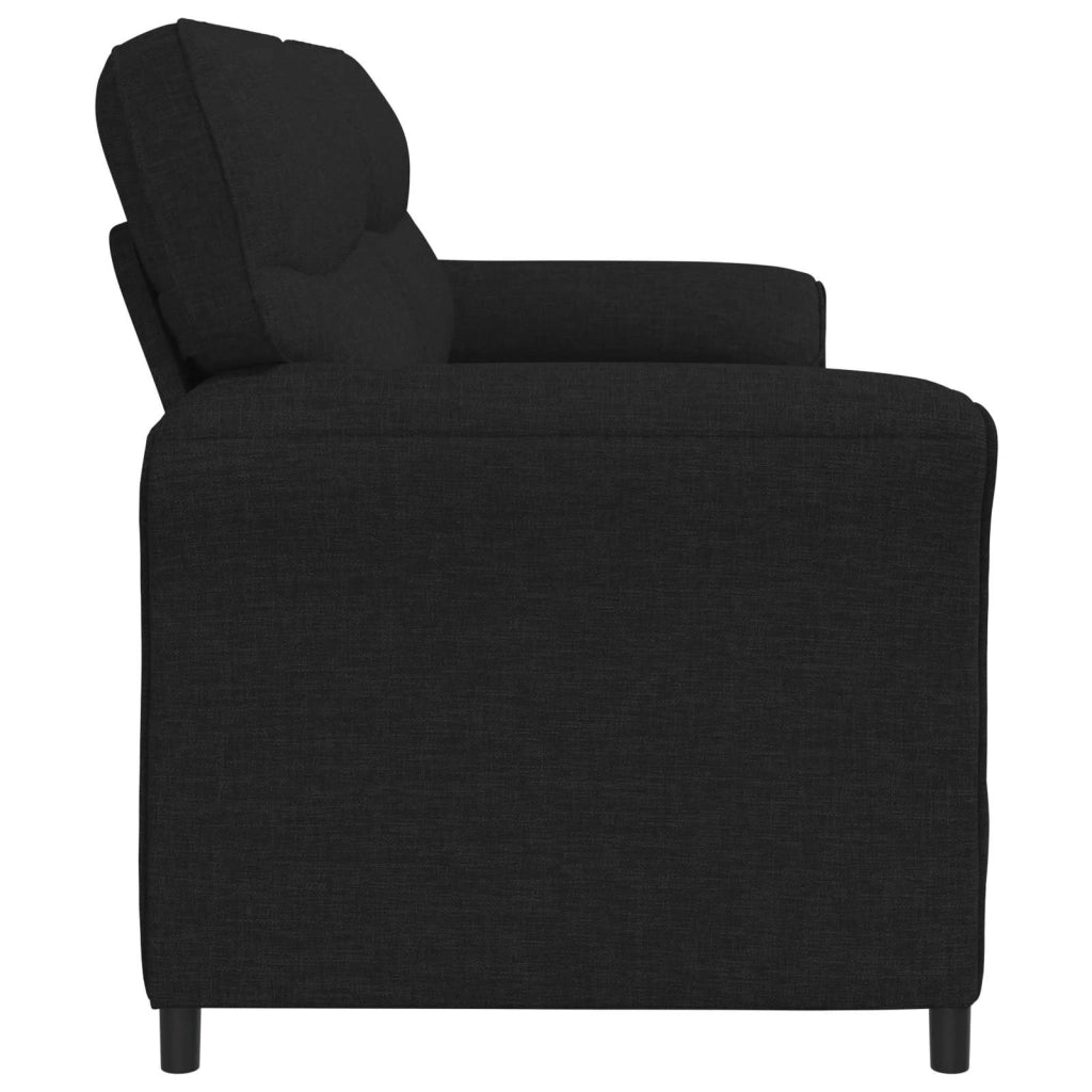 Divano 3-Persone Nero 198 x 83 x 95 cm Tessuto 42033913