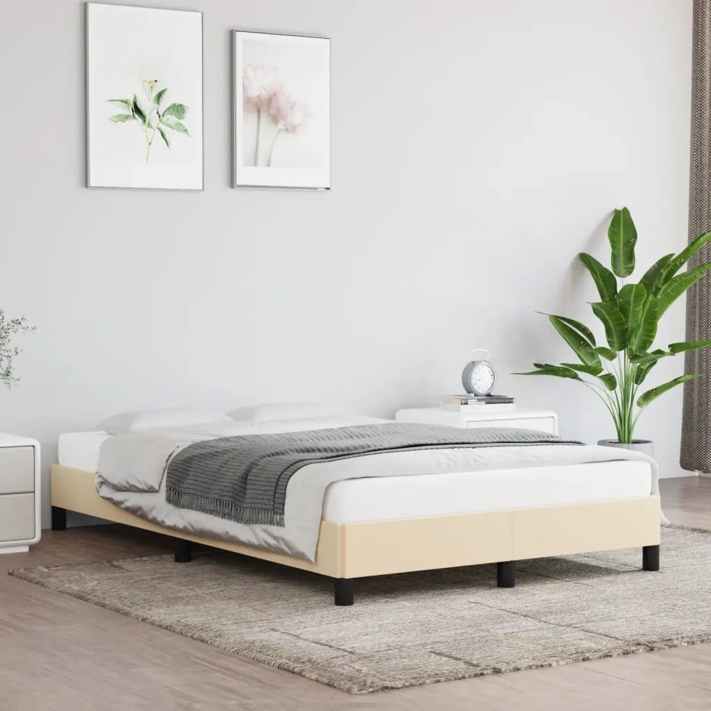 Giroletto senza Materasso Crema 120x190cm in Tessuto 3269610