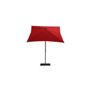 Ombrellone a palo centrale Trend Wood Q200x200 cm Made in Italy - Rosso