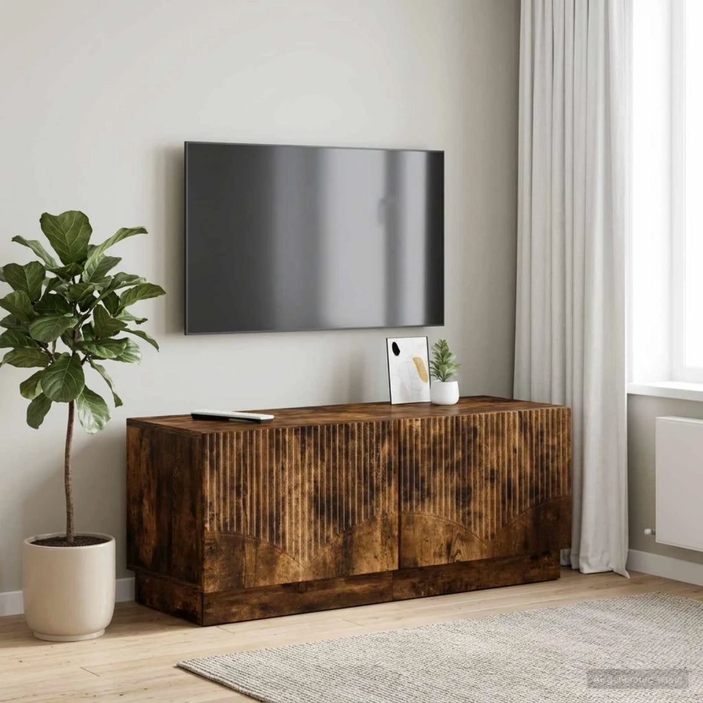 Mobile TV Rovere Fumo Legno ingegnerizzato 897340