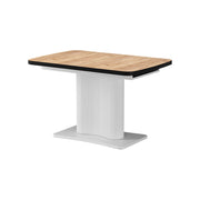 Vicco tavolo da pranzo allungabile Nero/bianco 120 x 80 cm estensibile