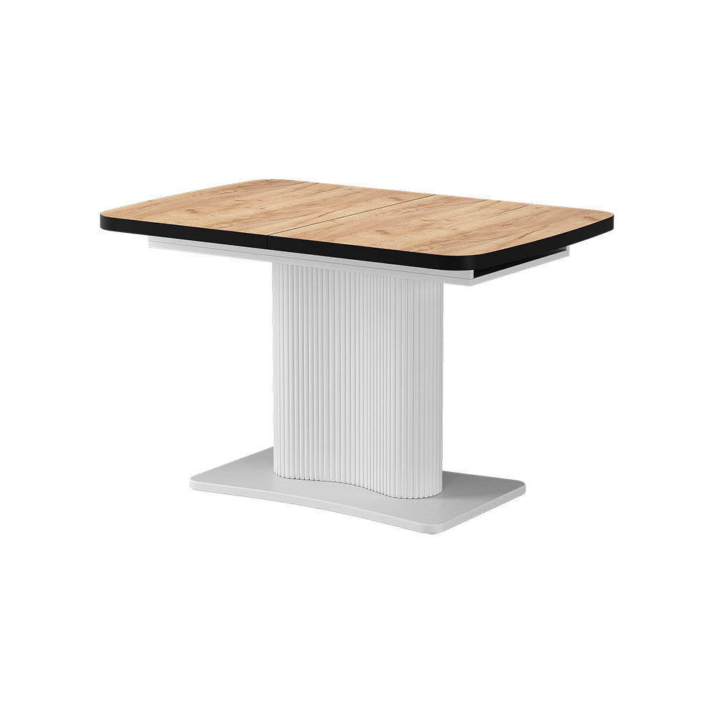 Vicco tavolo da pranzo allungabile Nero/bianco 120 x 80 cm estensibile