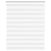 Tenda a rullo | Tenda avvolgibile zebra 120,9x175 cm Larghezza tessuto 116,7 cm bianco