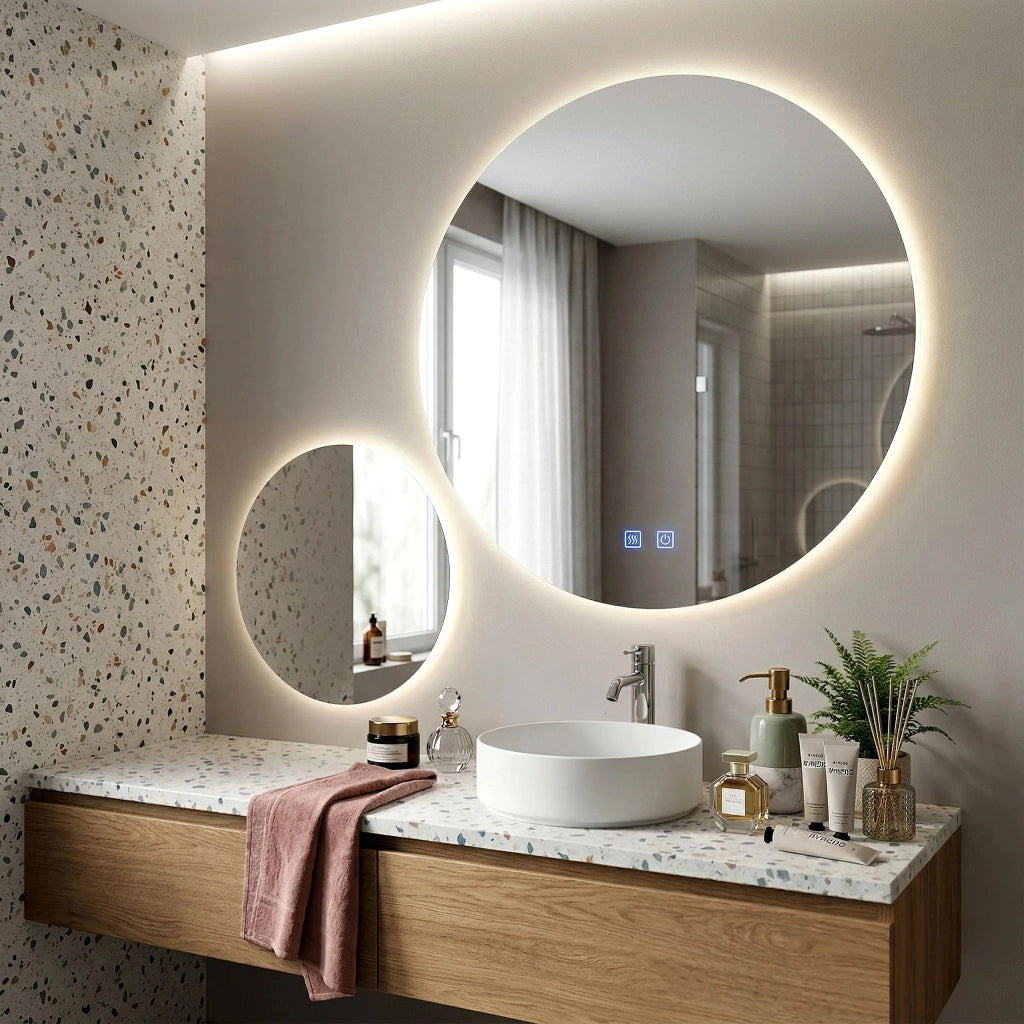 Specchio Led R-8040 80cm + 40cm